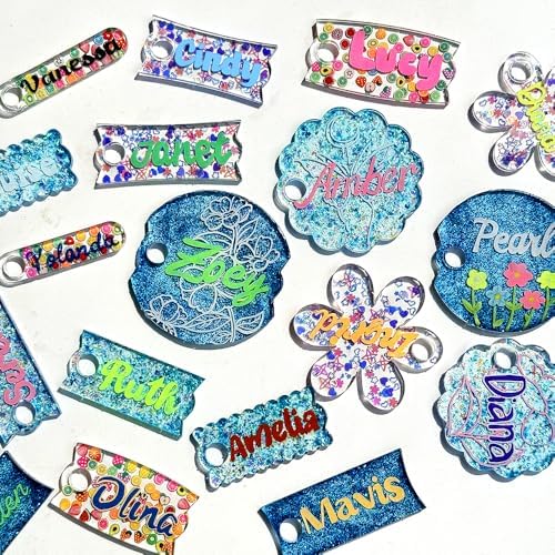 RESINWORLD Tumbler Name Tag/Plate Silicone Molds for 20oz/30oz & 40oz Lid