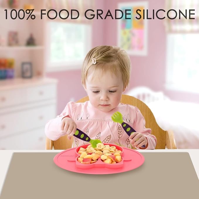 Extra Large Silicone Mat, Kitchen Counter Mat Placemats for Kids Silicone Mats for Countertop, Nonstick Silicone Table Mat for Pastry Crafts Baking Heat-Resistant Silicone Pad, 27.6'' x 16'' 1 Pack