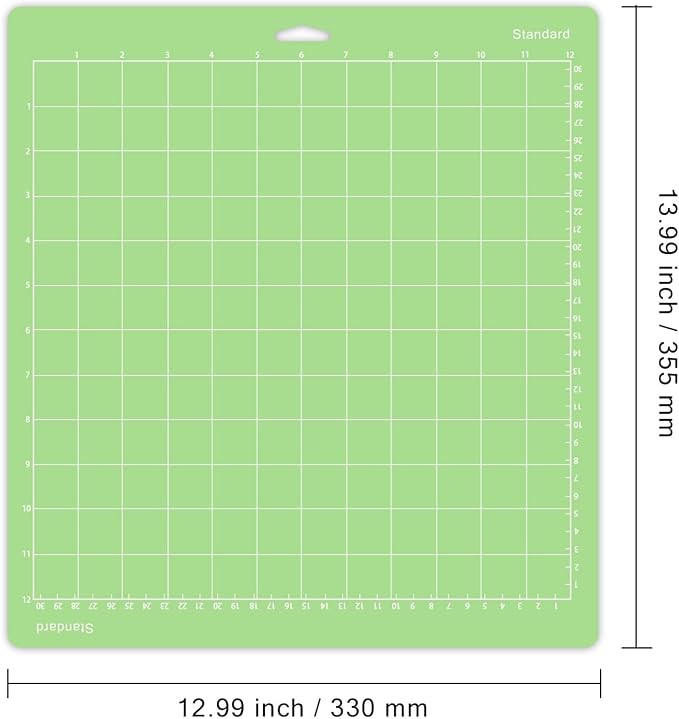 Gwybkq Cutting Mat 12"x12" Standard Grip 8 Pack, Compatible with Cricut Maker 4/Explore Air/One, Non-Slip Durable Adhesive Mats, Replacement Cutting Accessories for Die-Cutting, Quilting & Crafts