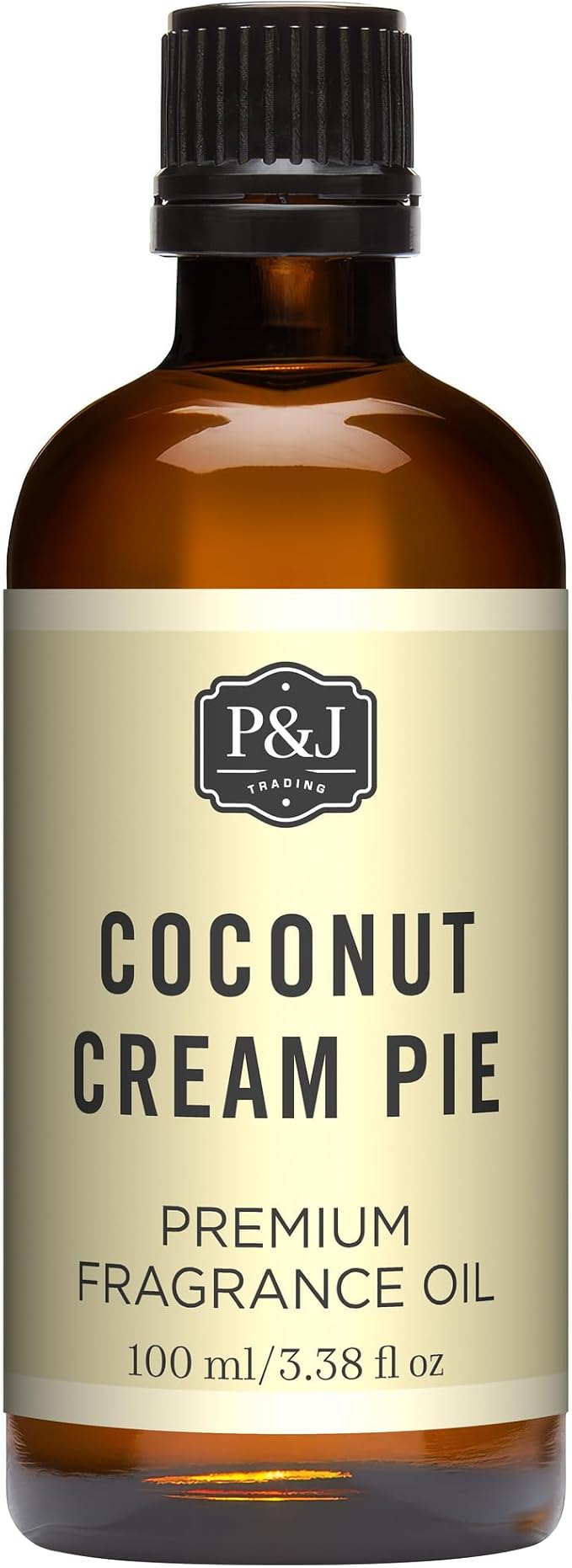 P&J Trading - Coconut Cream Pie Scented Oil 100ml - Fragrance Oil for Candle Making, Soap Making, Diffuser Oil