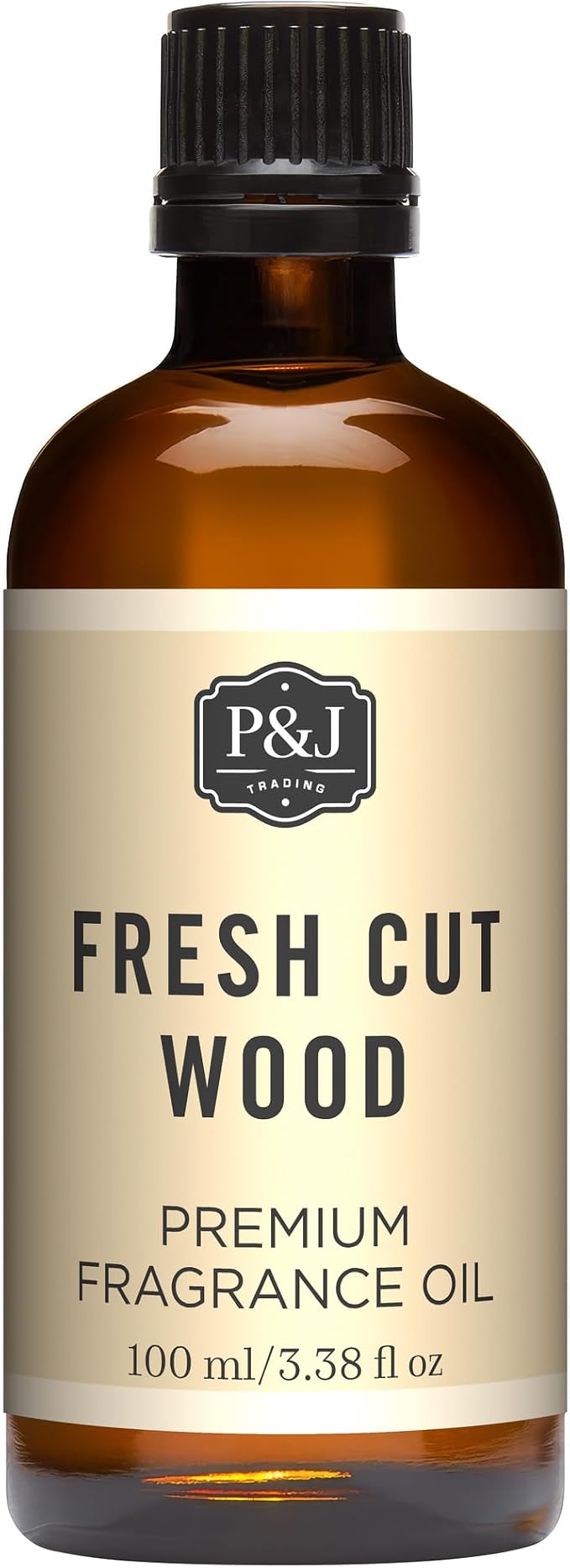 P&J Trading Fresh Cut Wood Essential Oil, 100ml - Candle Making, Diffuser, Soap, Perfume, Aromatherapy