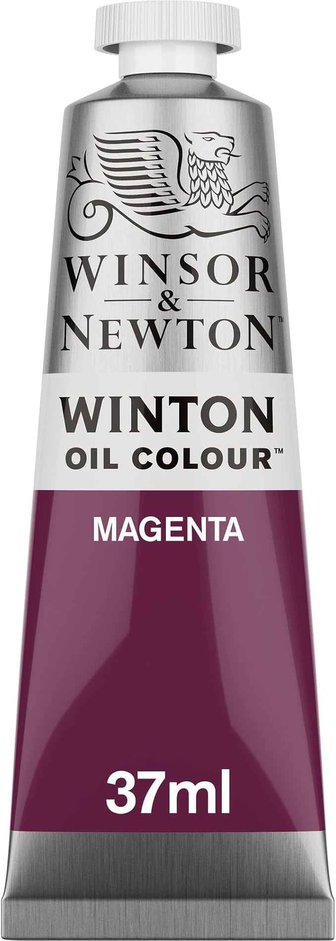 Winsor & Newton Winton Oil Color, 37ml Tube, Magenta | High-quality pigments, Durable, Lightfast, Permanent, Uniform Consistency, Great Pigment Load