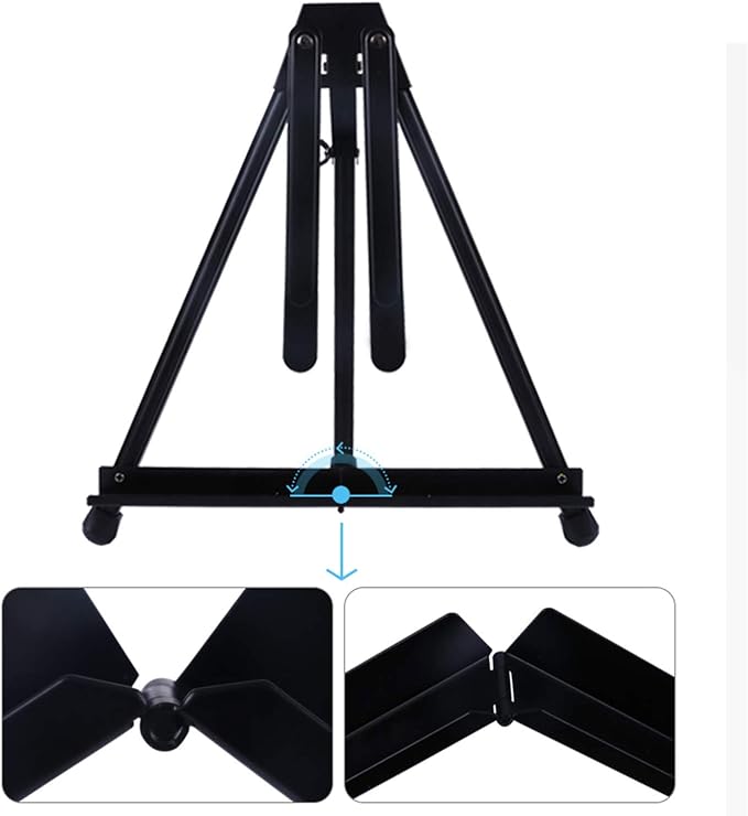 Tosnail 2 Pack Tabletop Art Easel Stand, 22 Inches Aluminum Display Stand, Photo Holder Display Stand for Artist, Students, Adults, Kids Painting