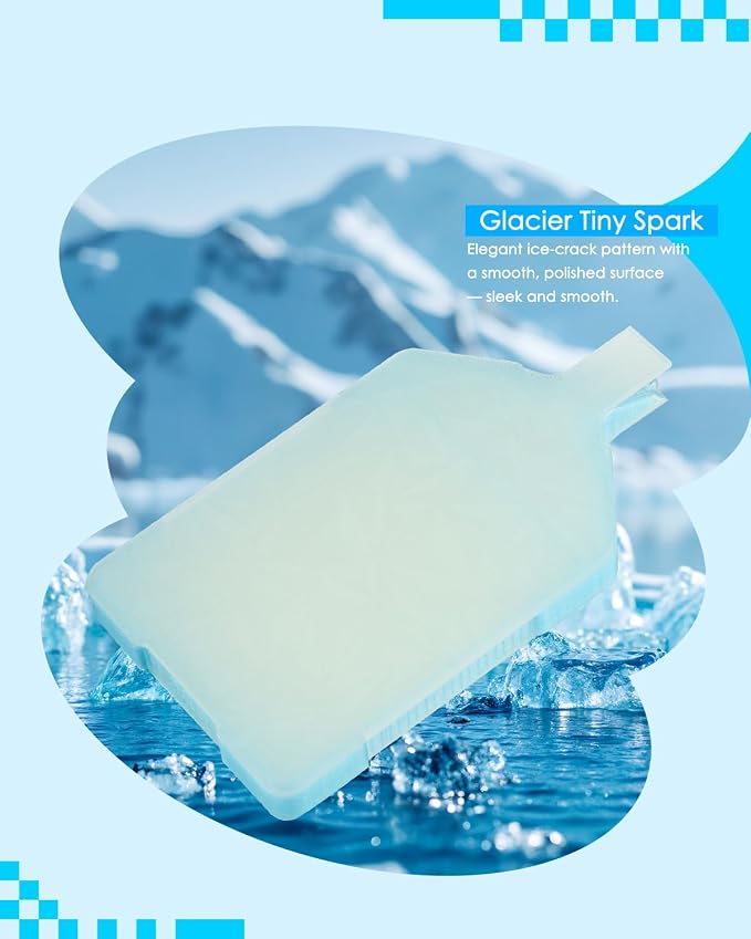 ForeverYoung Vibrant Bi-Tonal Diamond Art Tray with Lid, Glacier Tiny Spark