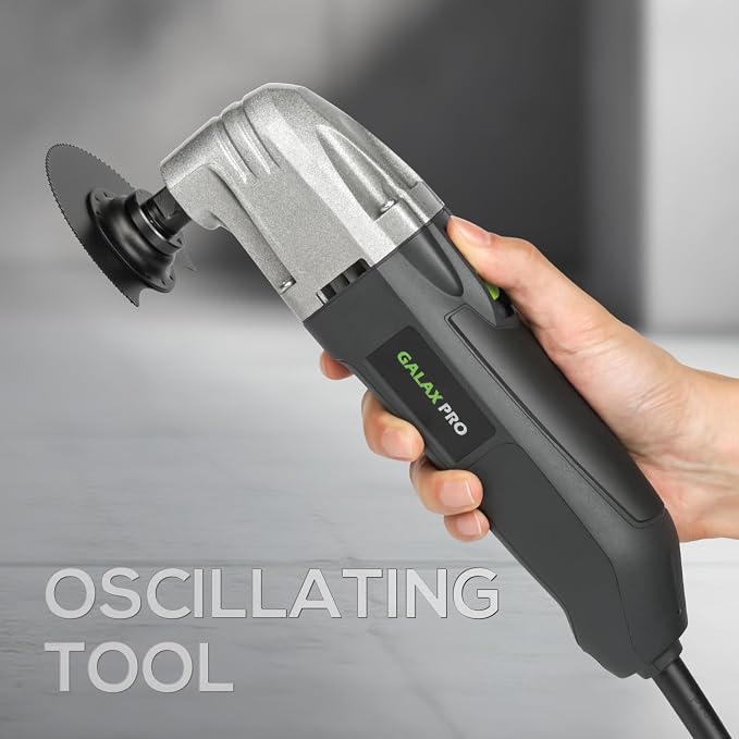 GALAX PRO Corded Oscillating Multi Tool Kit 2.0-Amp with 11Pcs Accessories