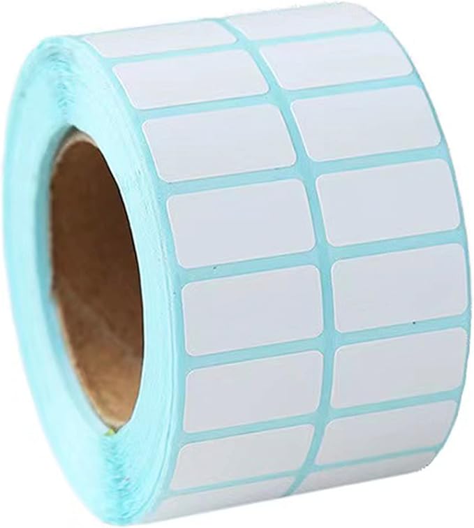 3000 Pieces Diamond Painting Storage Containers White Labels, Diamond Painting Bead Kits for Name Number, Self-Adhesiven Blank Writable Small Art Stickers for Office DIY (Rectangle)
