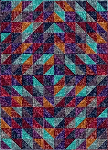 Connecting Threads Triangle Lap Throw Quilt Sewing Kit for Beginners