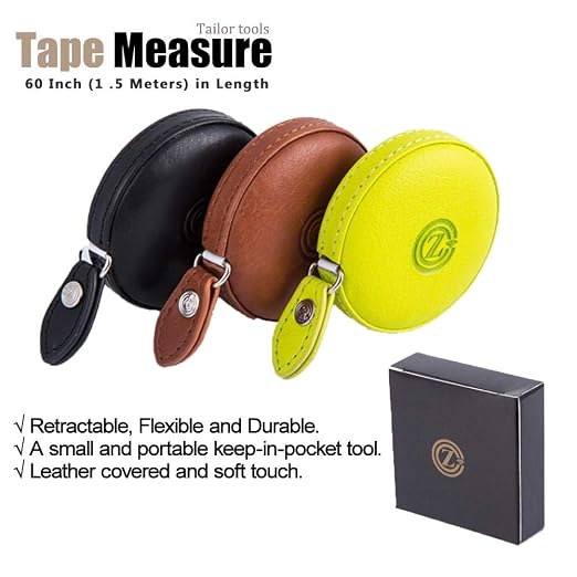 Sewing Tape Measure, Medical Body Cloth Tailor Craft Dieting Measuring Tape, 60 Inch/1.5M Dual Sided Retractable Ruler with Push Button Round(1 Pack, Blue)
