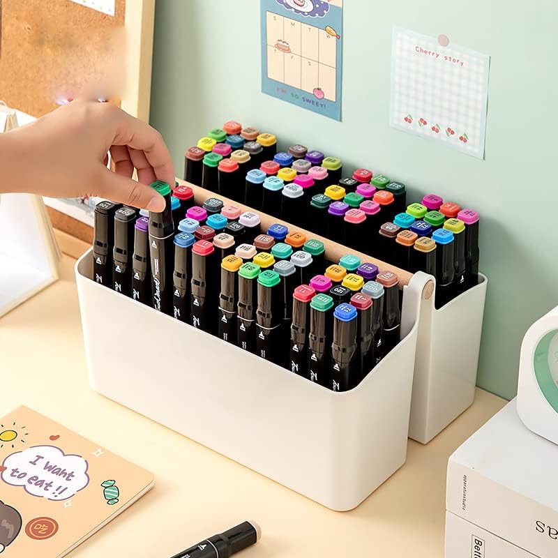 Art Supply Caddy Organizer with Handle,Teacher Tool Storage with Divider