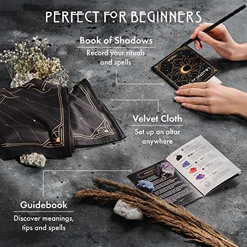 Wyspell Large Witchcraft Kit - 77 PCS - Altar Spell Set - Witchy Gifts