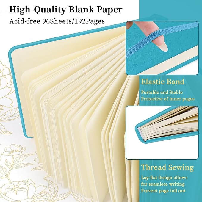 5x5 Pocket Sketch Book,80gsm Hardcover Art Sketchbook for Drawing Journal