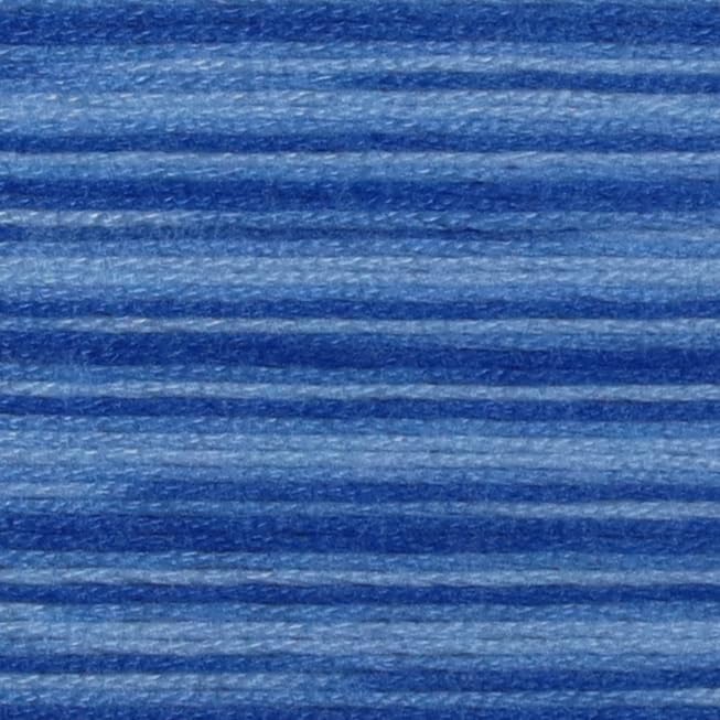 KCS Big skeins of 25 Meters Size 25 Color Variegated Cross Stitch Stranded Threads,6 skeins,93
