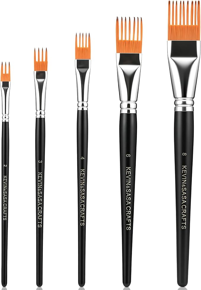 Professional 5-Piece Grainer Paint Brush Set