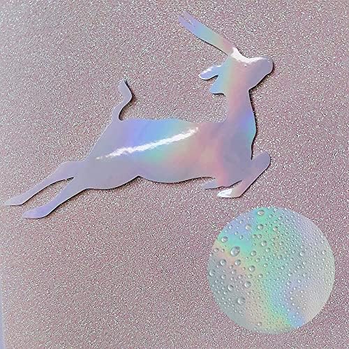 36 Sheets Holographic Sticker Paper Clear Laminating Sheets Adhesive Paper | Transparent Waterproof Rainbow Vinyl Sticker Paper A4 Size Holographic Laminate Sheets for DIY Crafts, with 6 Styles Mixed