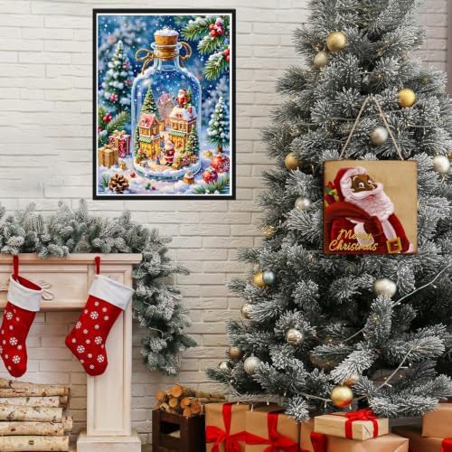 Axquilon Christmas Diamond Art Kits for Adults 12x16 inch
