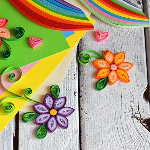 PATIKIL 240pcs Quilling Strips Paper 3/8"(10mm) 21"(54cm) Origami Paper Quilling Strip for Art DIY Hand Craft Christmas, Black
