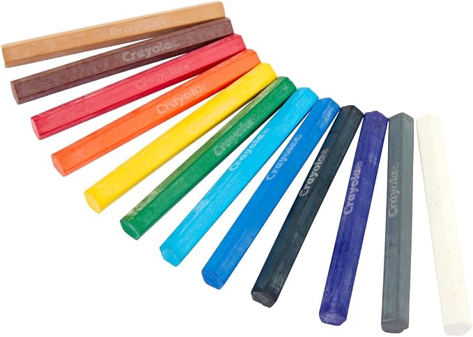 Crayola Color Sticks (120ct), 12 Colors, Teacher Supplies for Classrooms, Woodless Colored Pencils Bulk Classpack, Coloring Pencils for Kids