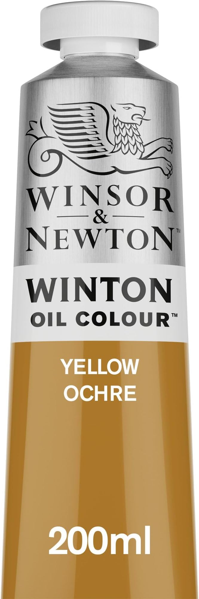 Winsor & Newton Winton Oil Color, 200ml Tube, Yellow Ochre | High-quality pigments, Durable, Lightfast, Permanent, Uniform Consistency, Great Pigment Load