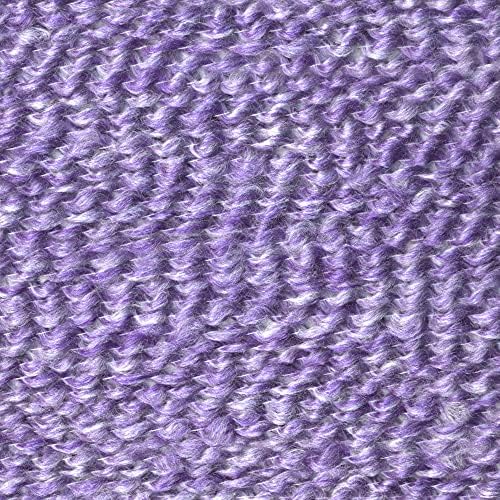 Lion Brand Yarn Homespun Yarn, Soft Bulky Yarn for Knitting, Crocheting, and Crafting, 1 pack, Purple Aster