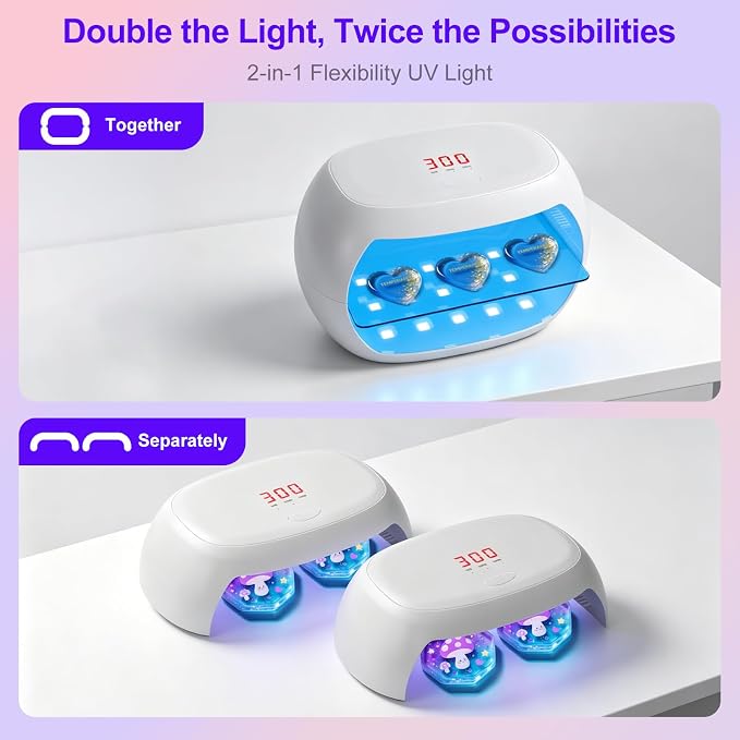 UV Light for Resin,360° Ring Dual-Layer & Adjustable Time Setting (1/3/5min) UV Resin Light,30 LED High-Powered UV Lamp for Resin Curing,Fast Curing Lamp for Resin Molds,DIY Crafts Decor (Pearl)
