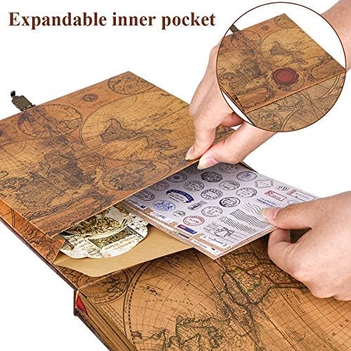 Our Adventure Book Scrapbook for Couples | Vintage DIY photo album journal for wedding, anniversary, travel memories, tickets, notes, stickers, and keepsakes