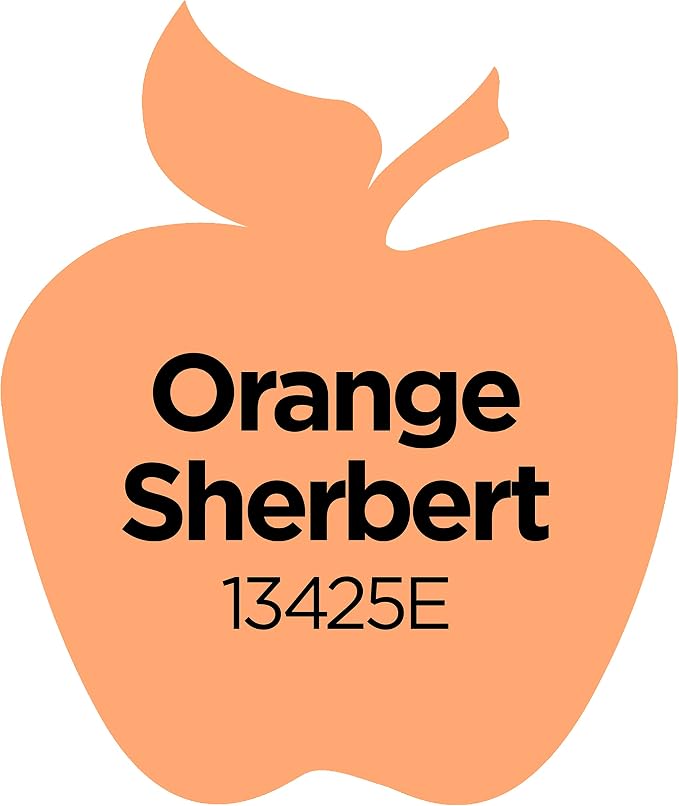Apple Barrel Acrylic Paint, Orange Sherbert 2 fl oz Classic Matte Acrylic Paint For Easy To Apply DIY Arts And Crafts, Art Supplies With A Matte Finish- Pack of 1