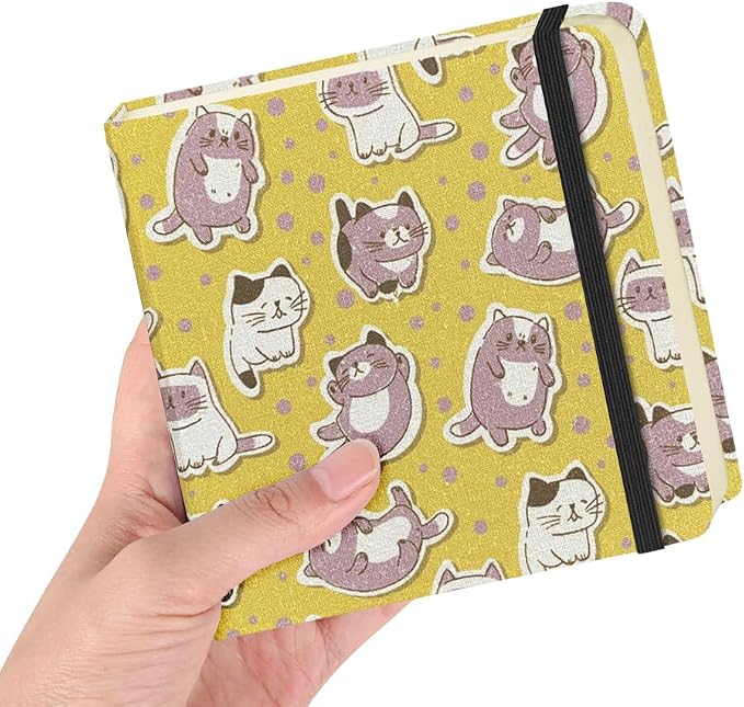 4.8" Pocket Sketch Book,80gsm Hardcover Art Sketchbook for Drawing Journal