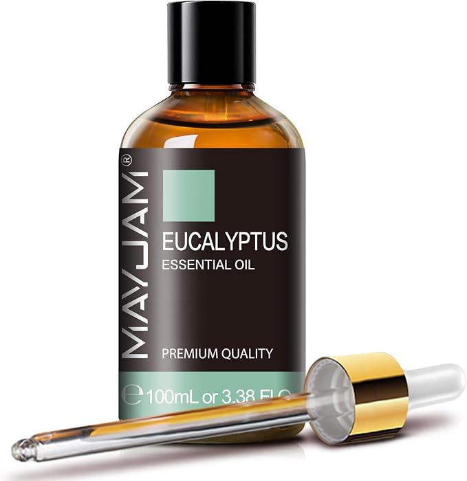 MAYJAM Eucalyptus Essential Oil for Diffuser Skin Care, 3.38FL.OZ