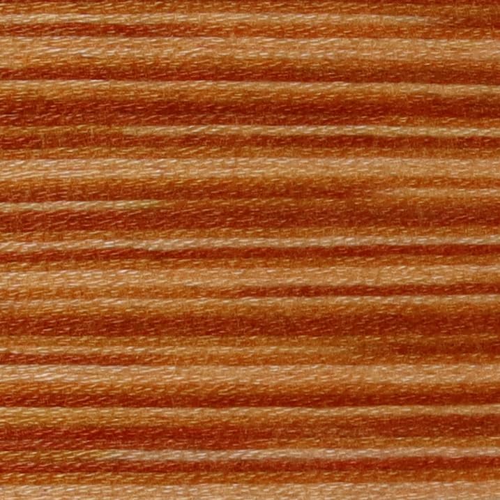 KCS Big skeins of 25 Meters Size 25 Color Variegated Cross Stitch Stranded Threads,6 skeins,4124