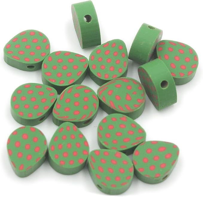 100 Pcs Easter Egg Polymer Clay Beads Mixed Heishi Spacer Beads Supplies for DIY Bracelet Earring Necklace Jewelry Making