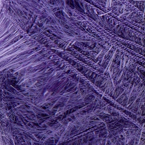 Red Heart Scrubby Sparkle Yarn, Grape