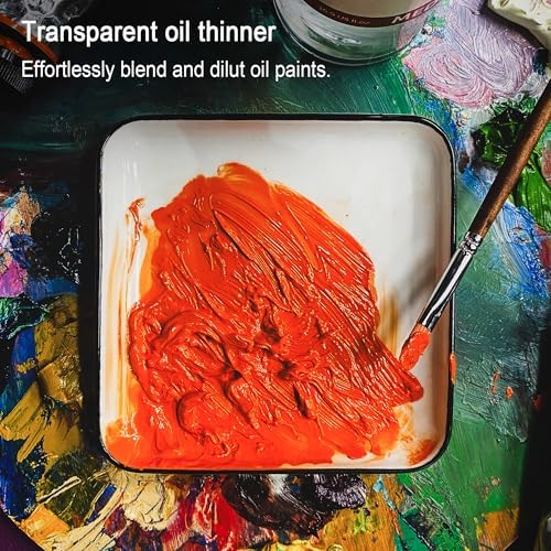 PHOENIX Oil Paint Thinner - 8.5 Fl Oz. / 250ml Bottle Oil Brush Cleaner
