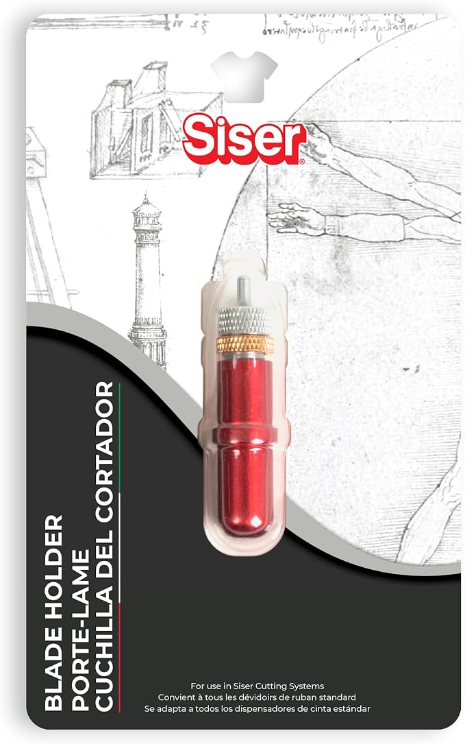 Siser Blade Holder - Compatible with Siser Romeo and Juliet High-Definition Cutters - Blade Housing for Siser Blades (45 Degree, 60 Degree, 60 Degree Deep Cut)