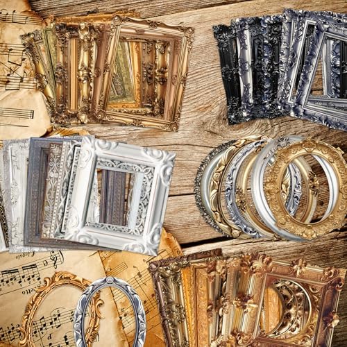 200 Pcs Vintage Frame Decorative Stickers
