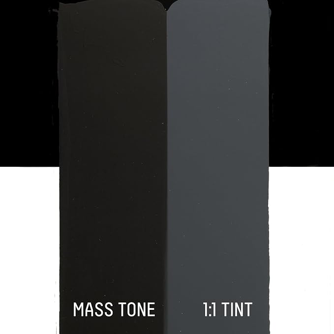 Liquitex BASICS Acrylic Paint, 4-oz Tube, Mars Black | Medium Viscosity, Satin Finish, Lightfast, Fine Art Pigments, Range of Opacities, Easy Blending