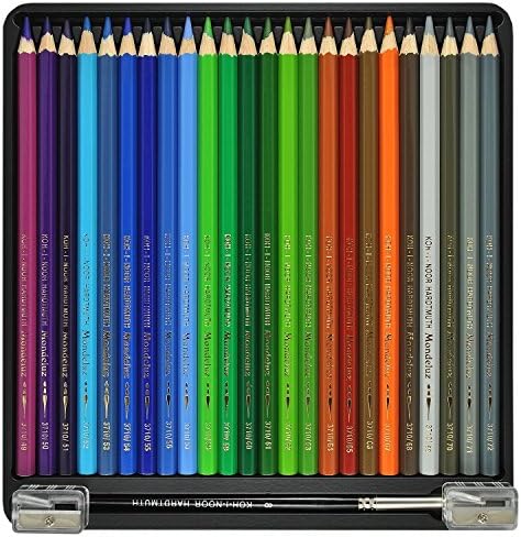Koh-i-noor Mondeluz Aquarell Drawing Set. 72 Colored Pencils.