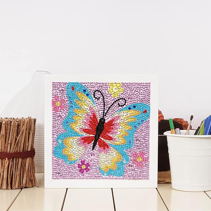6 Pack 5D Diamond Art kits for Adults Beginners 6x6inch | Cute Animals Diamond Painting Kit, DIY Children Full Round Drill Paint by Diamonds Dot Gem Art for Adult, Home Wall Decor