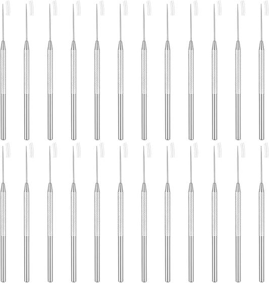 24 PCS Ceramic Clay Needle Tools, Pottery Sculpture Needle Detail Tools, Polymer Clay Tools Pottery Tools, Stainless Steel Sculpting Tools Supplies for Carving Texture Art