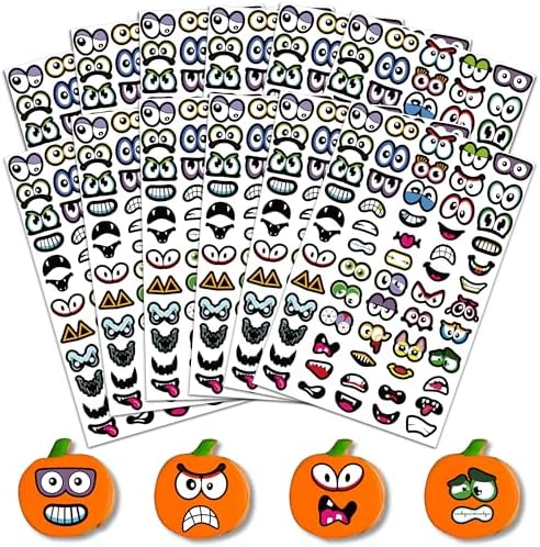 LINAYE Eyes Face Scribble Stickers 24 Sheets Stickers Bulk