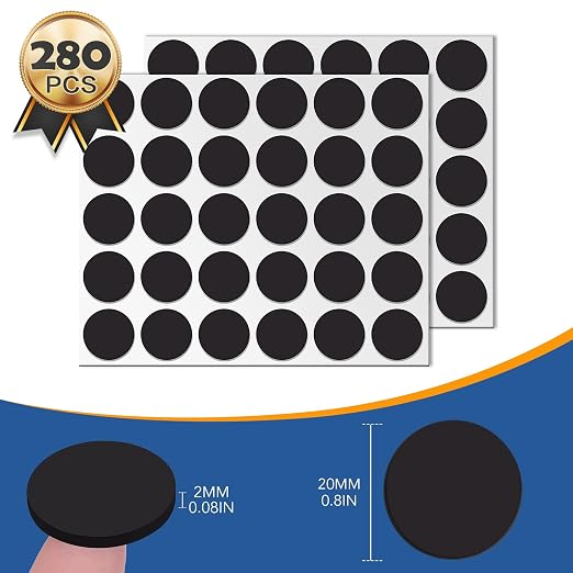 DIYMAG Magnets with Adhesive Backing, 280P Flexible Fridge Magnetic Dots