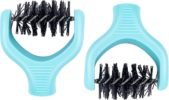 CYFUN DESIGN 2PCS Blue Die Brush Replacement for Paper Sculpting Tool Kit & Die Brush Scrapbooking Tool Arts Crafts Supplies