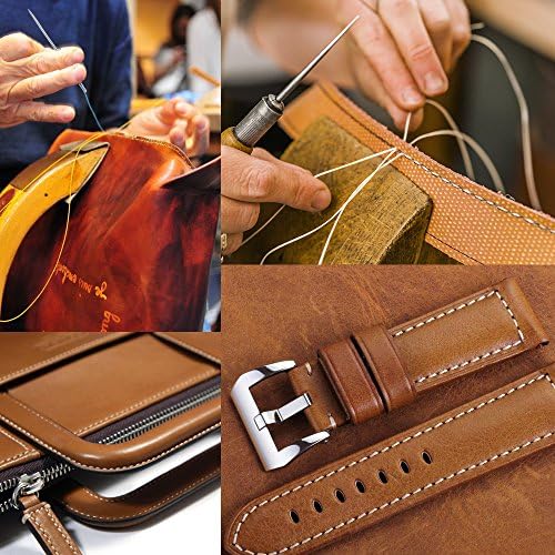 JANYUN 792 Yards 24 Colors Leather Sewing Waxed Flat Cord Thread for Leather Craft DIY Supplies,Each of 33 Yards