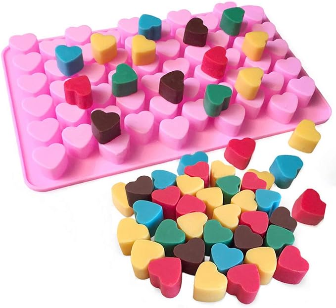Pimoys Silicone Moulds for Wax Melts Heart Mould Silicone