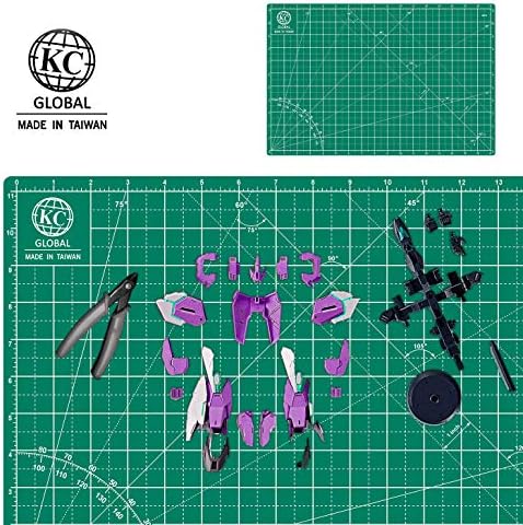 KC GLOBAL A3 (18"x12") Self-Healing Cutting Mat (Dark Green) - Sturdy, Reversible, Eco-Friendly, Non-Slip. Premium Desk Mat for Crafters, Quilters, and Hobbyist