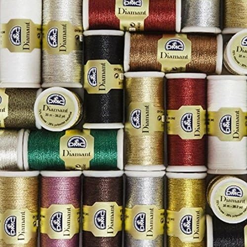 DMC Diamant Metallic Thread 38.2yd-Light Gold
