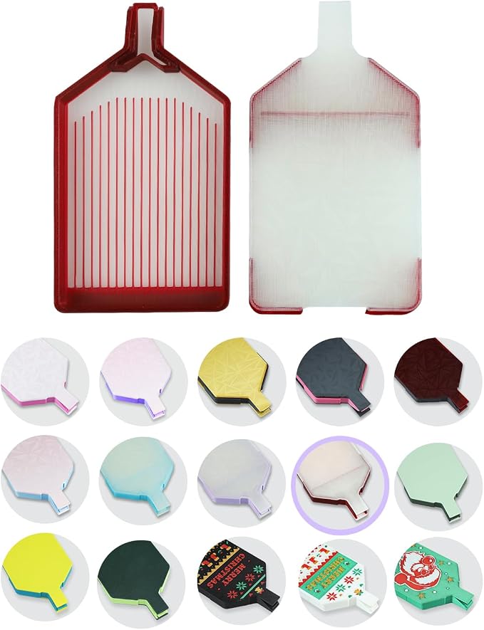 ForeverYoung Mulled Bi-Tonal Diamond Art Tray with Lid, Berry Ice Cube