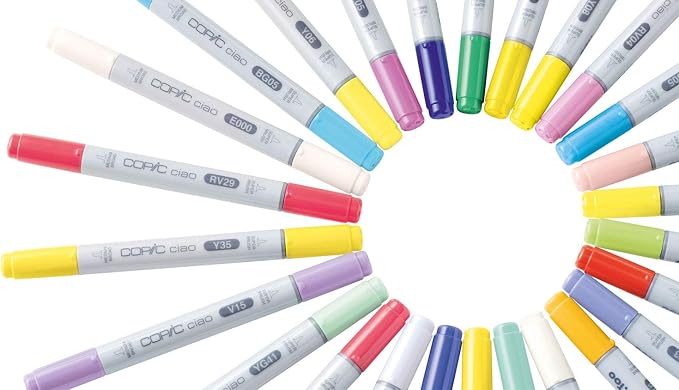 Copic Markers E40 Ciao with Replaceable Nib, Brick White