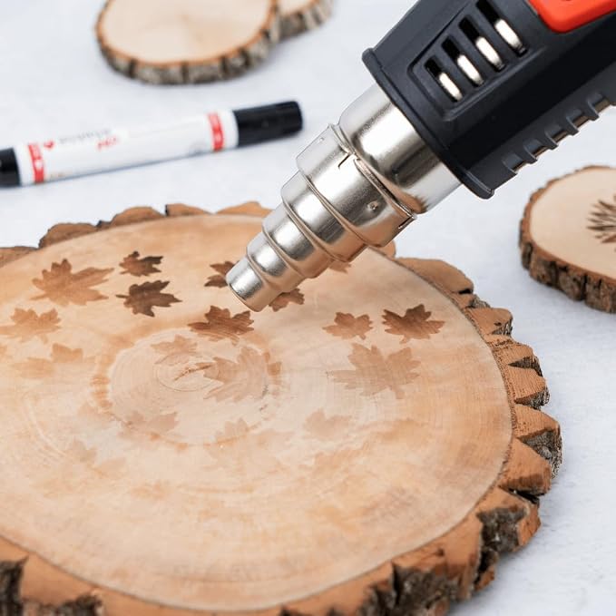 Scorch Marker Craft Heat Gun, 1500W Hot Air Tool for Wood Burning Projects