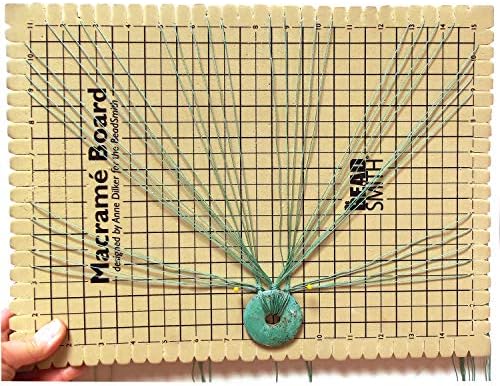 The Beadsmith Macrame Board, 11.5 x 15.5 inches, 0.5" Thick Foam