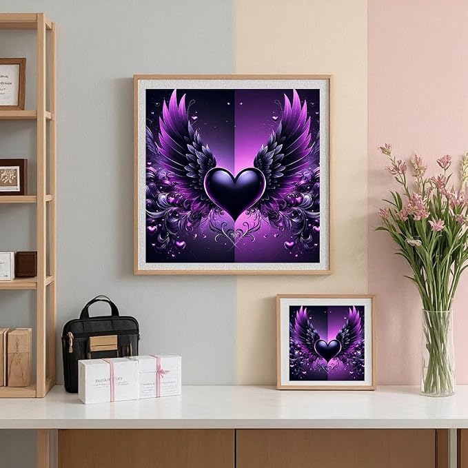 ijbnhd Angel Wings Diamond Art Kits for Adults - 12X12Inch